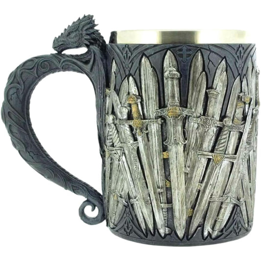 Legends of The Swords Dragon Mug Tankard Cup 13oz