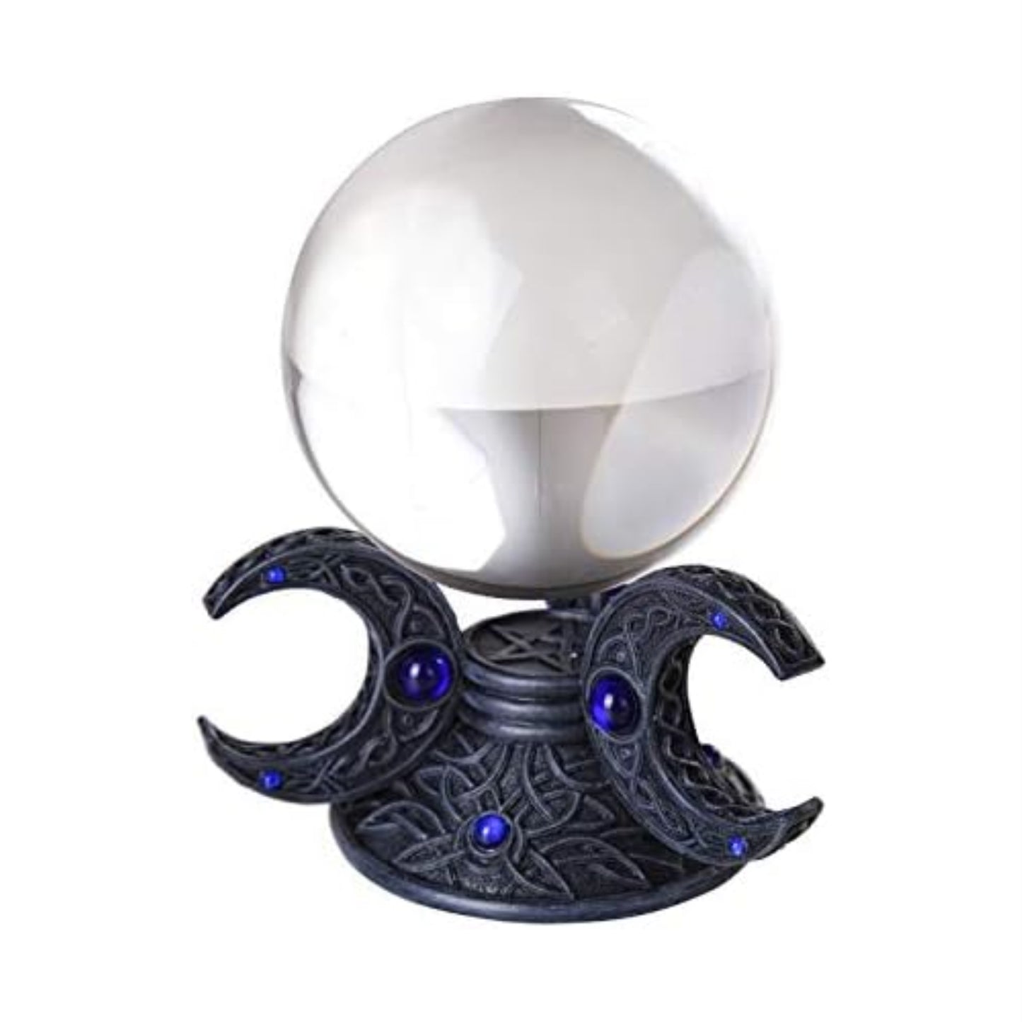 Triple Moon Goddess Wiccan and Witchraft Crystal Gazing Ball