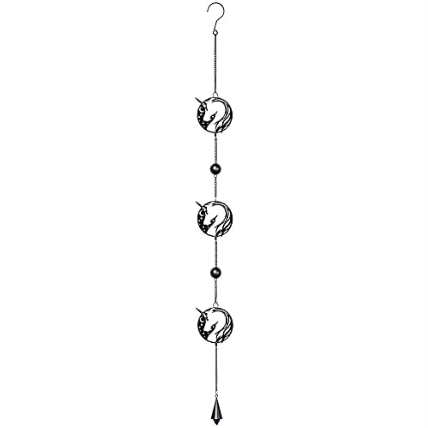 Celestial Unicorns Metal Hanging Decoration 29.75 Inch