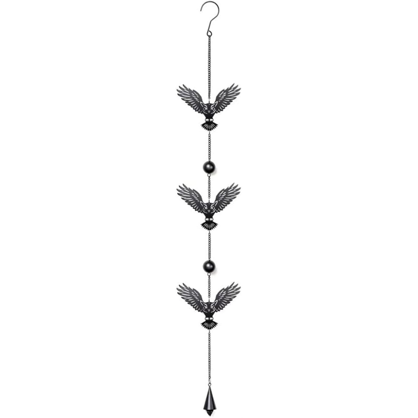 Night Owl Hanging Metal Decoration 29.75 inch