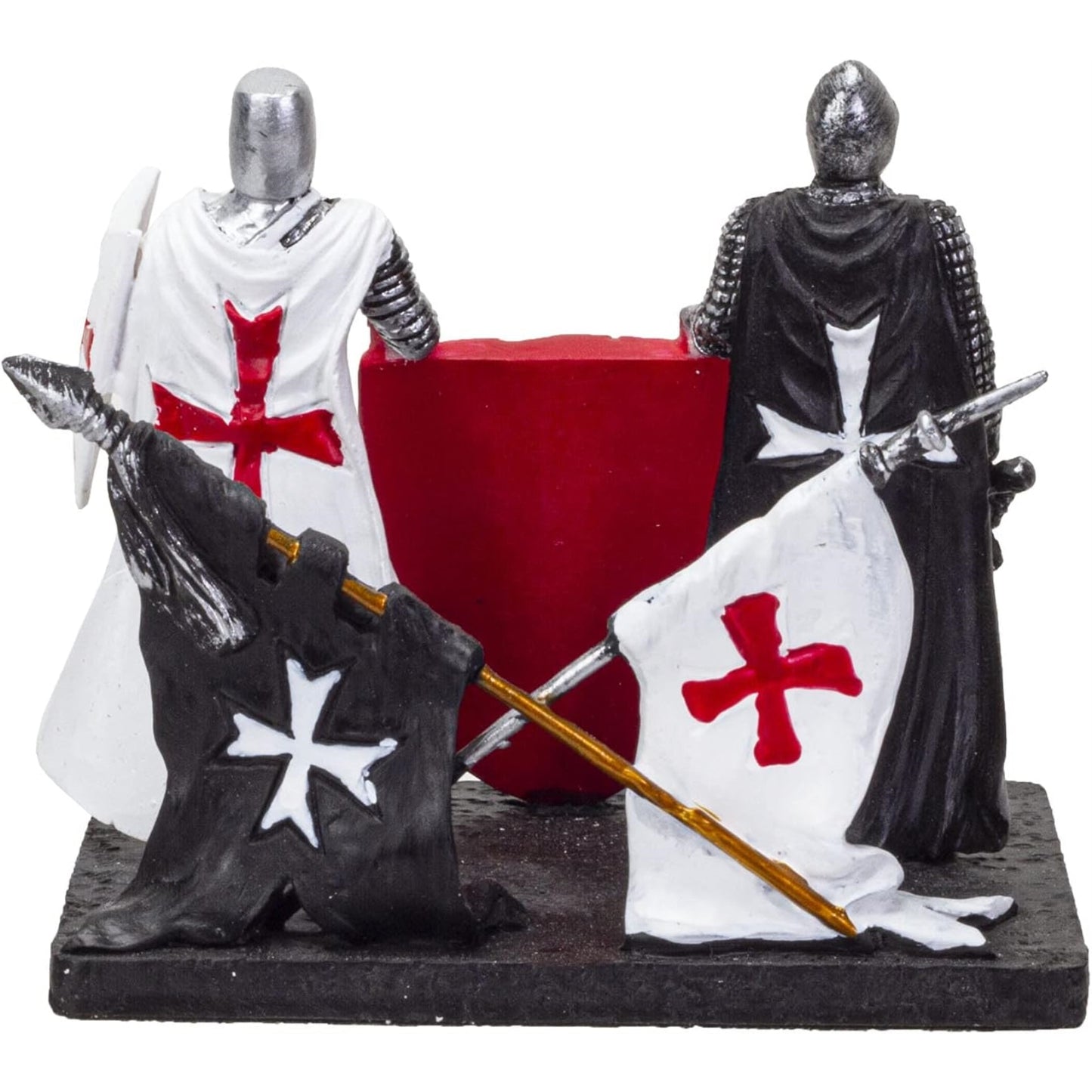 Medieval Knights Resin Business Card Holder