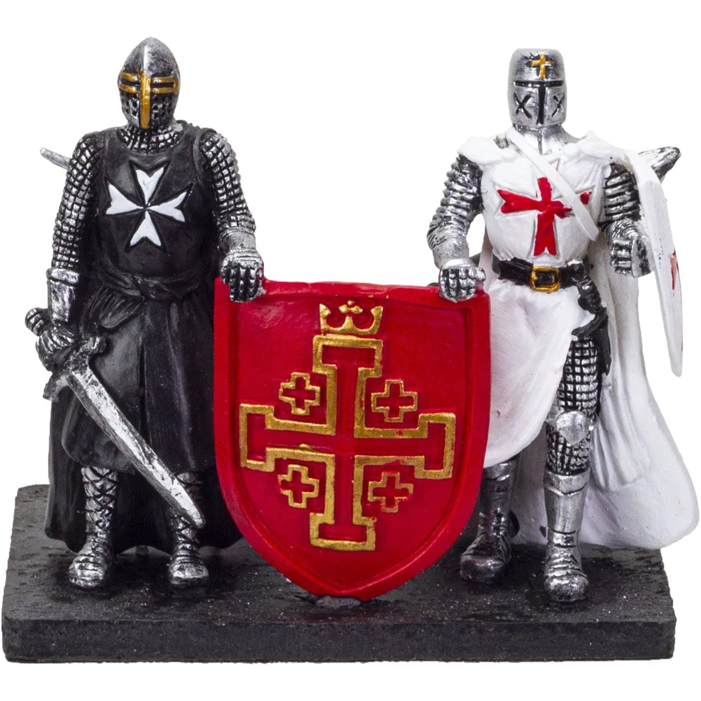 Medieval Knights Resin Business Card Holder