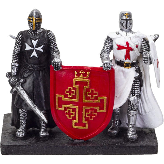 Medieval Knights Resin Business Card Holder