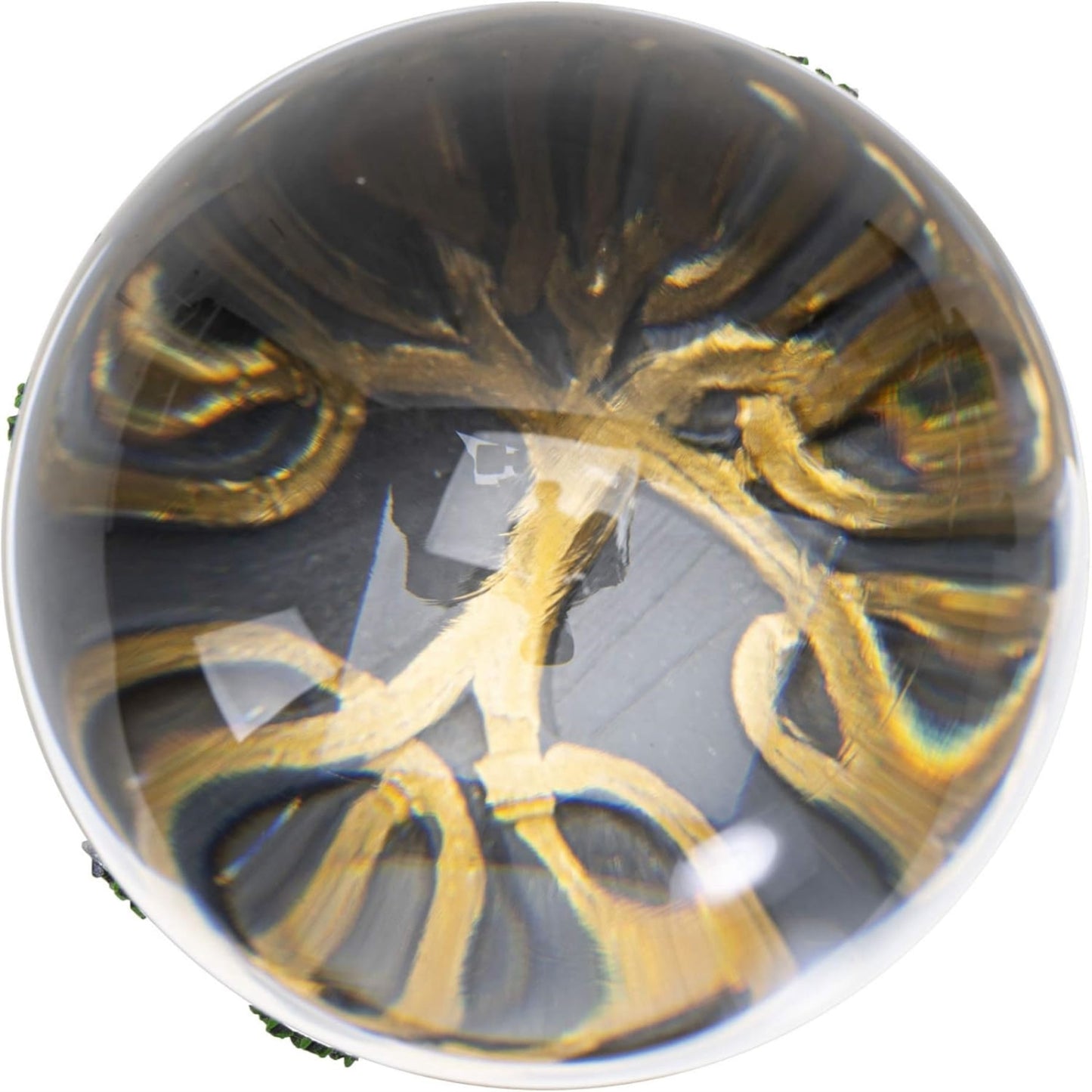 Tree of Life Gazing Ball Resin and Glass Home Decoration 8.5 inch