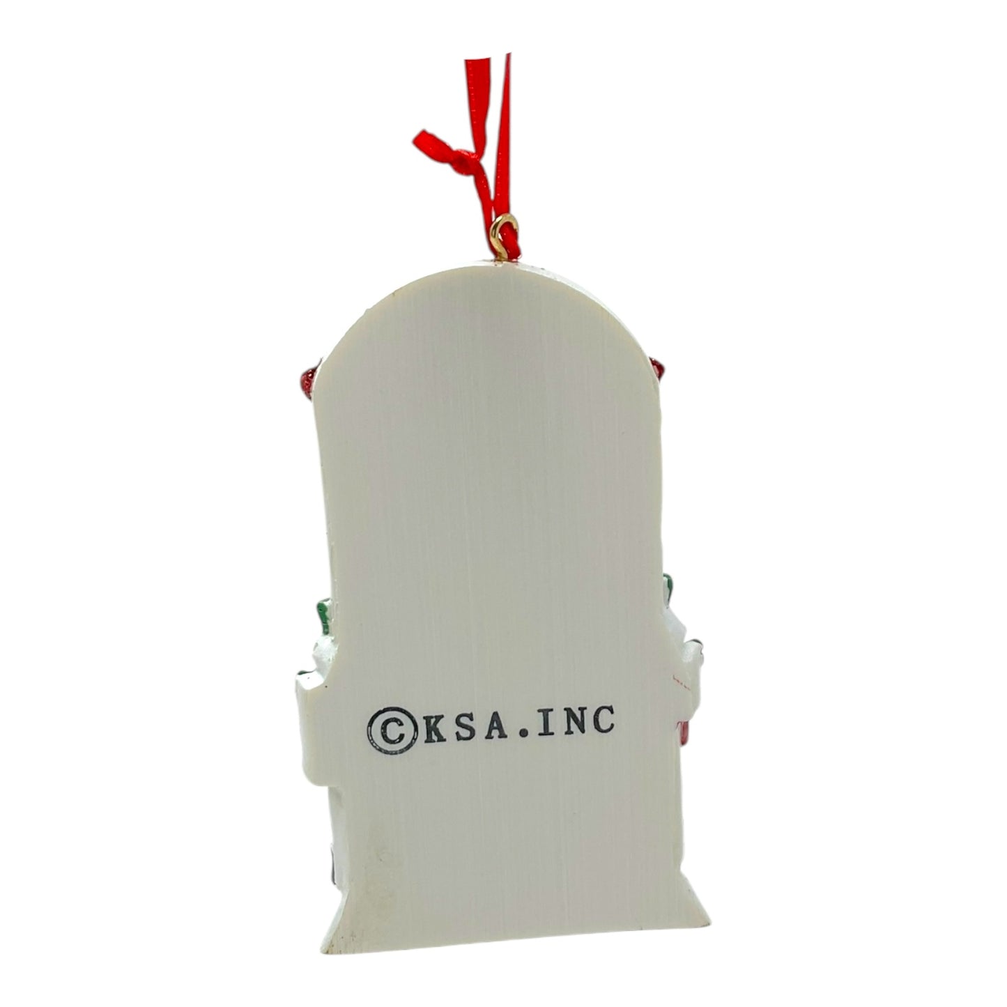 Kurt Adler Our New Home Front Door Hanging Resin Christmas Tree Ornament 4.25 inch