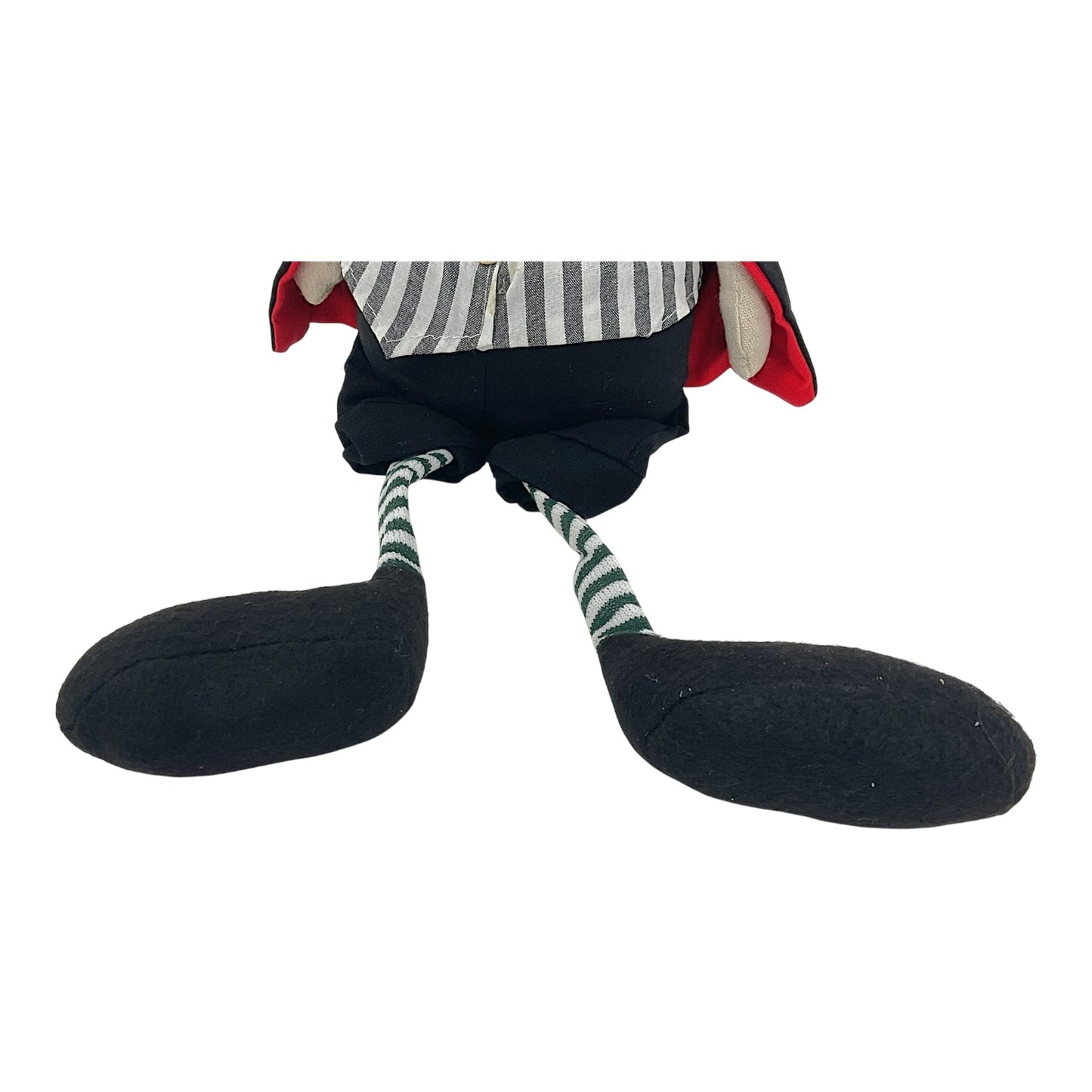 Delton 18 inch Dangle Leg Dracula Vampire with Cape Halloween Sitting Stuffed Doll Decoration