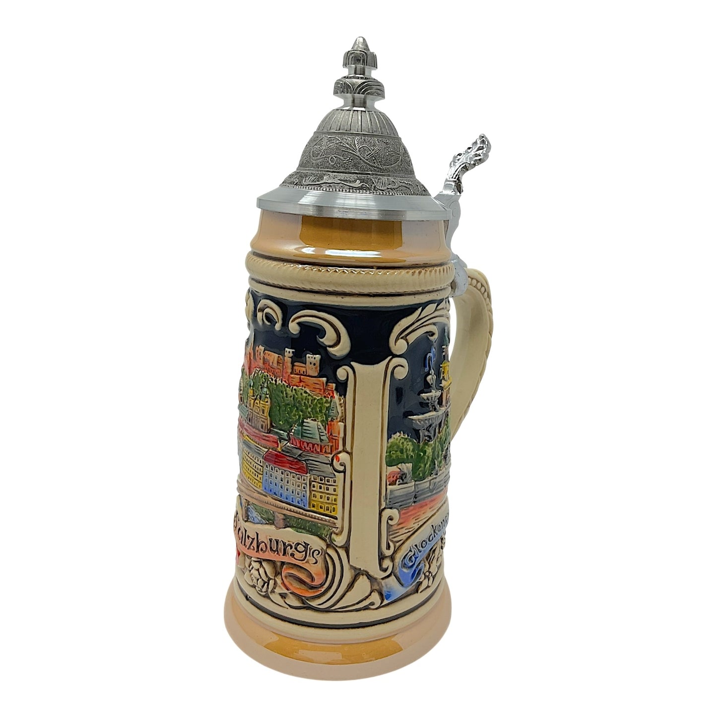 Pinnacle Peak Trading Salzburg Austria German Beer Stein Mug Made in Germany .25L by Zoeller and Born