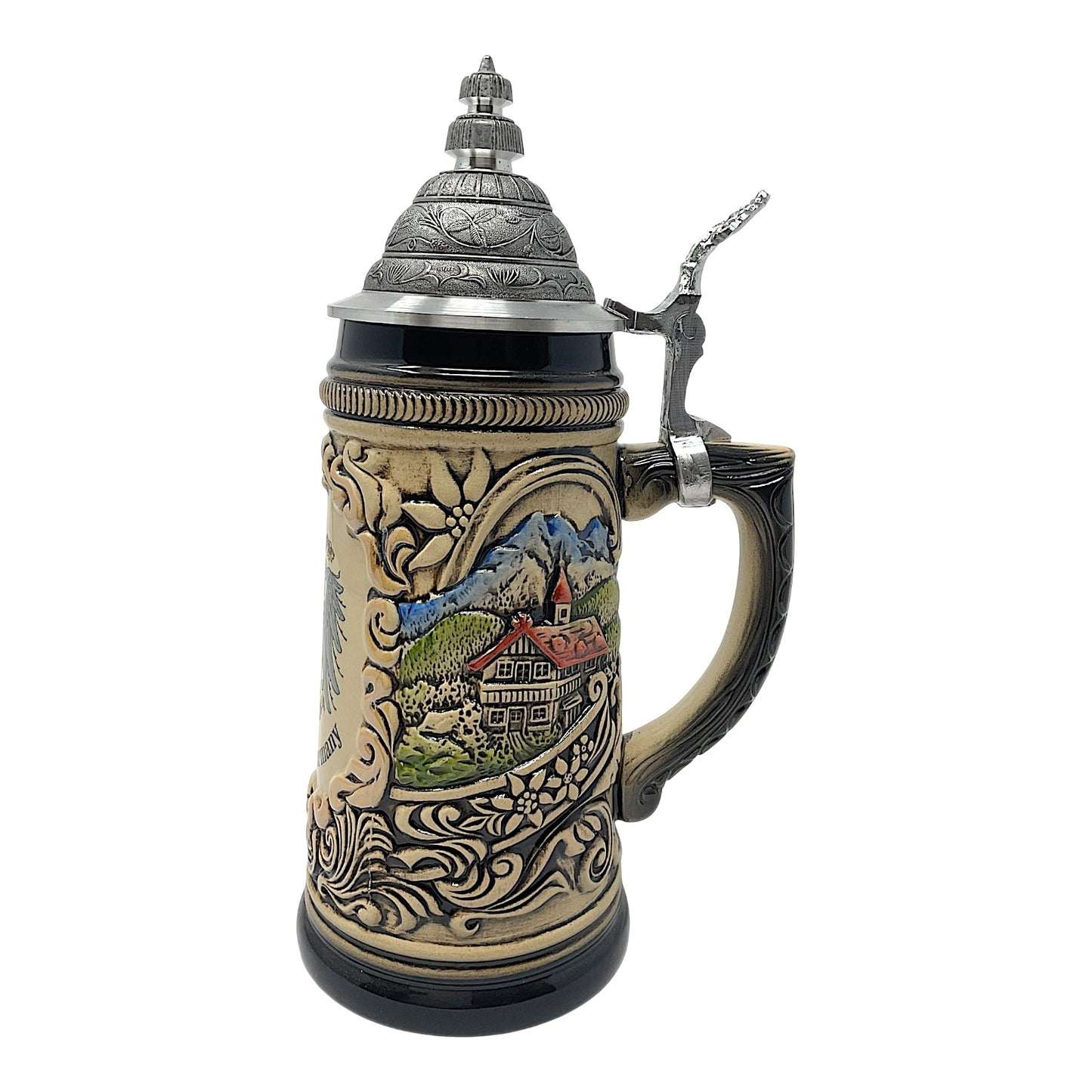 Pinnacle Peak Trading Deutschland Eagle Crest German Beer Stein Made in Germany .5 Liter by Zoeller and Born