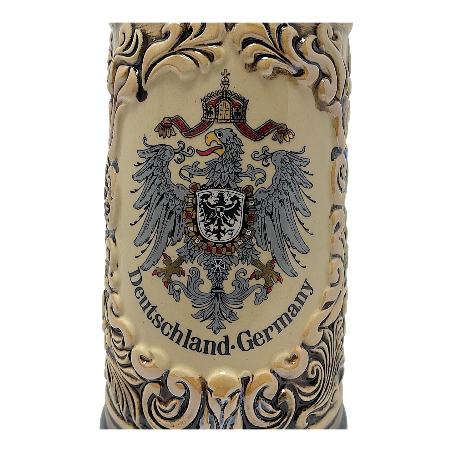 Pinnacle Peak Trading Deutschland Eagle Crest German Beer Stein Made in Germany .5 Liter by Zoeller and Born