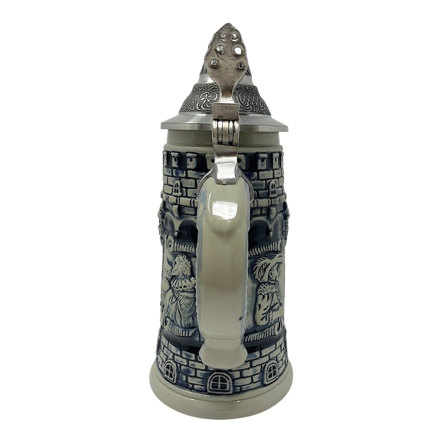 Pinnacle Peak Trading Rothenburg Germany LE Blue Relief German Beer Stein .25 Liter by King Werk