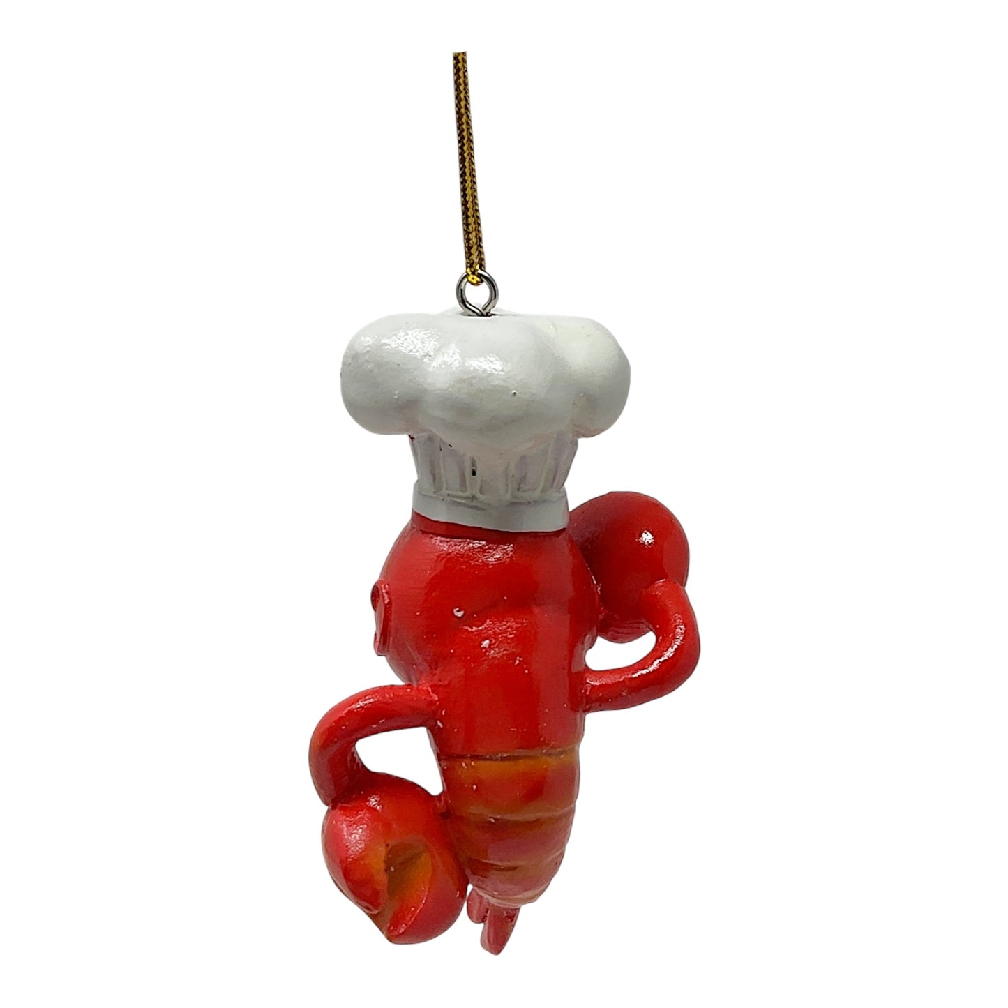 Beachcombers Smiling Chef Lobster Resin Christmas Tree Ornament 3.5 inch