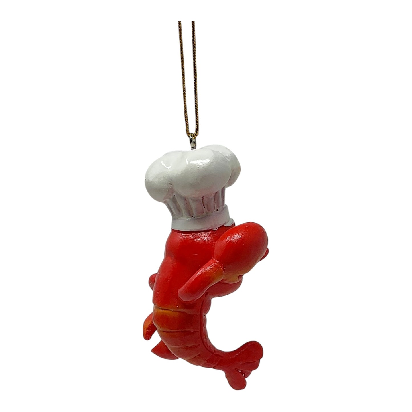 Beachcombers Smiling Chef Lobster Resin Christmas Tree Ornament 3.5 inch