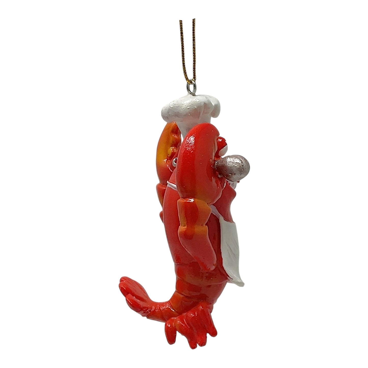 Beachcombers Chef Lobster with Spoon and Apron Resin Christmas Tree Ornament 3.5 inch