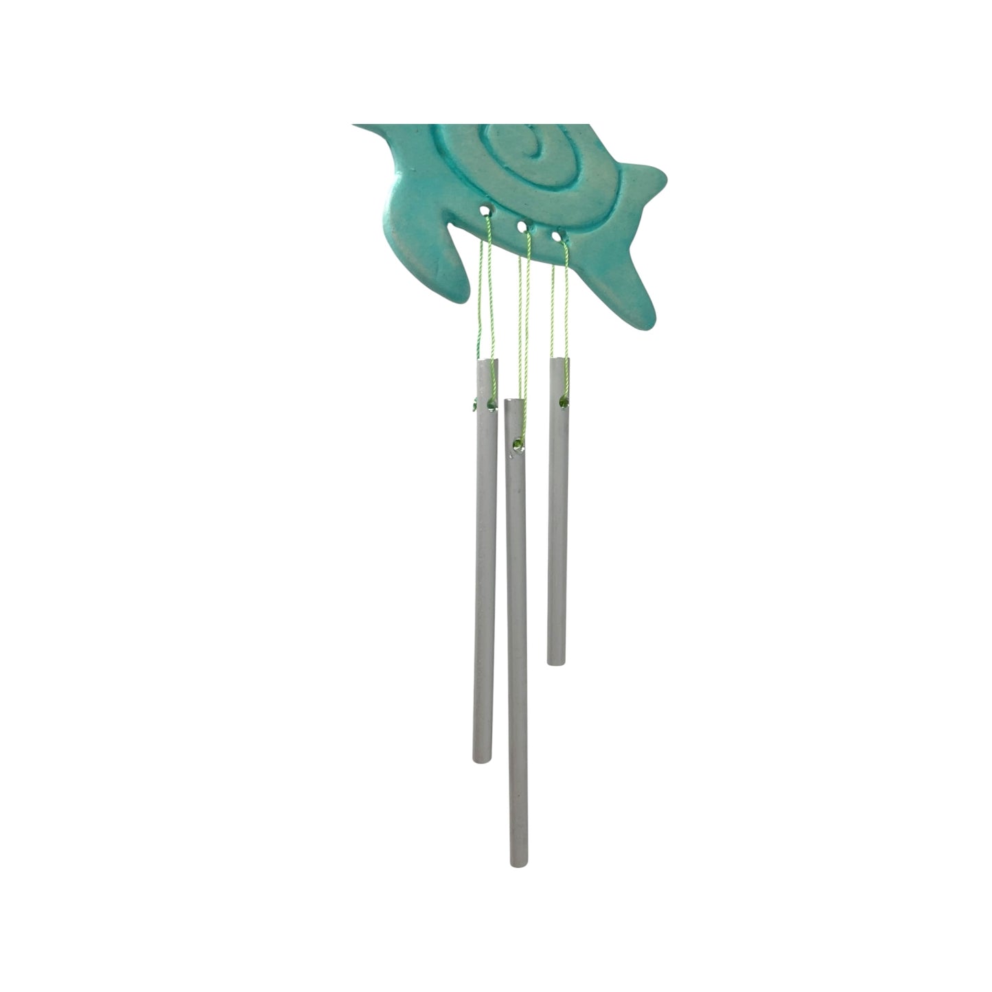 Beachcombers Ceramic Sea Turtle Wind Chime Outdoor Garden Windchime 10.2 Inch