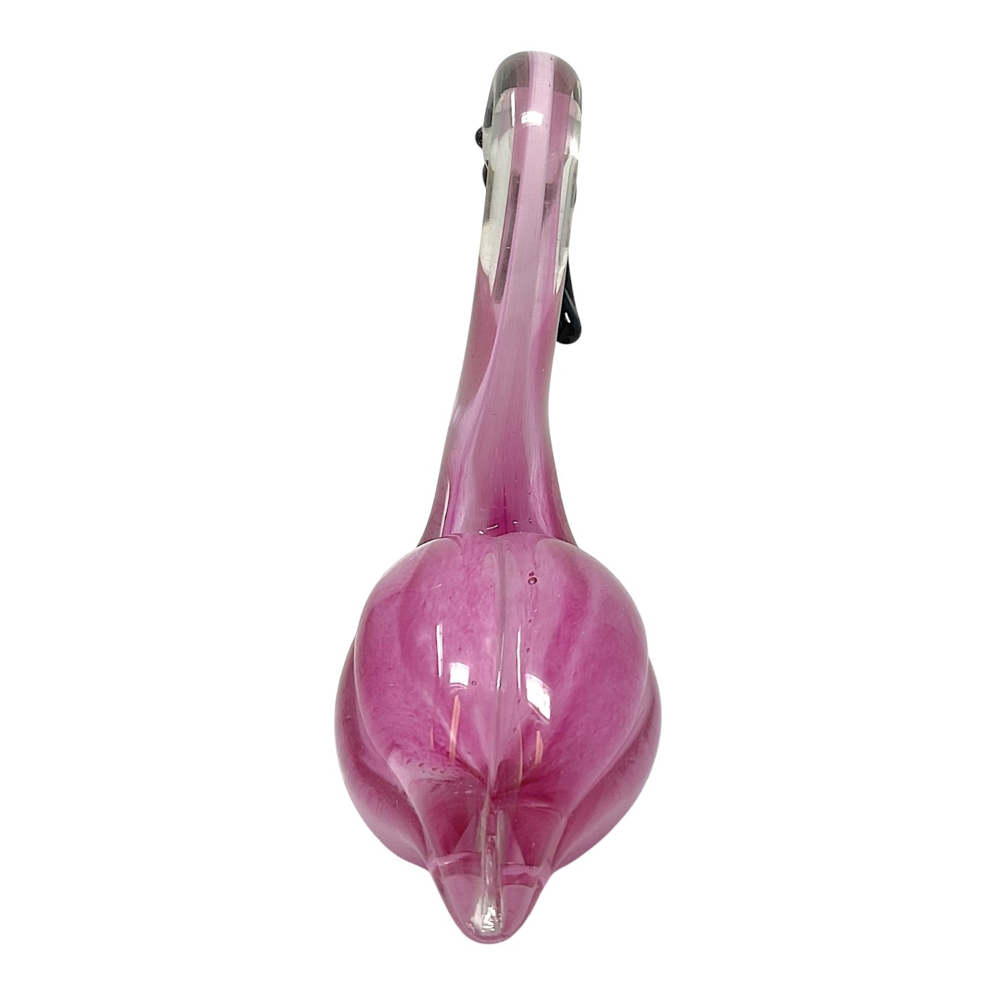 Beachcombers Sitting Tropical Pink Flamingo Glass Art Home Decoration Figurine 6.5 inch