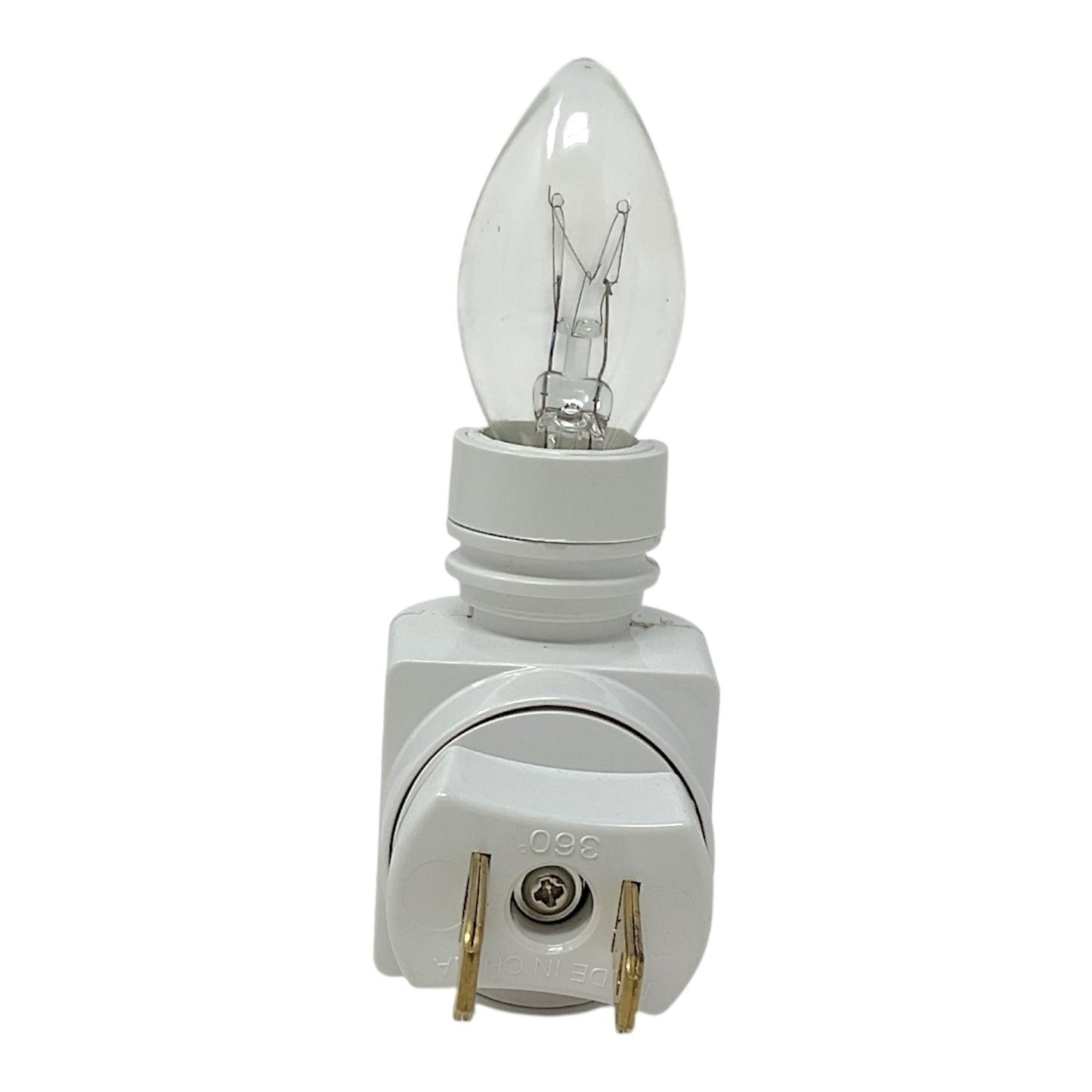 Beachcombers Colorful Mermaid Plug In Swivel Plug Night Light Electric Capiz Shell and Metal 7 Watt