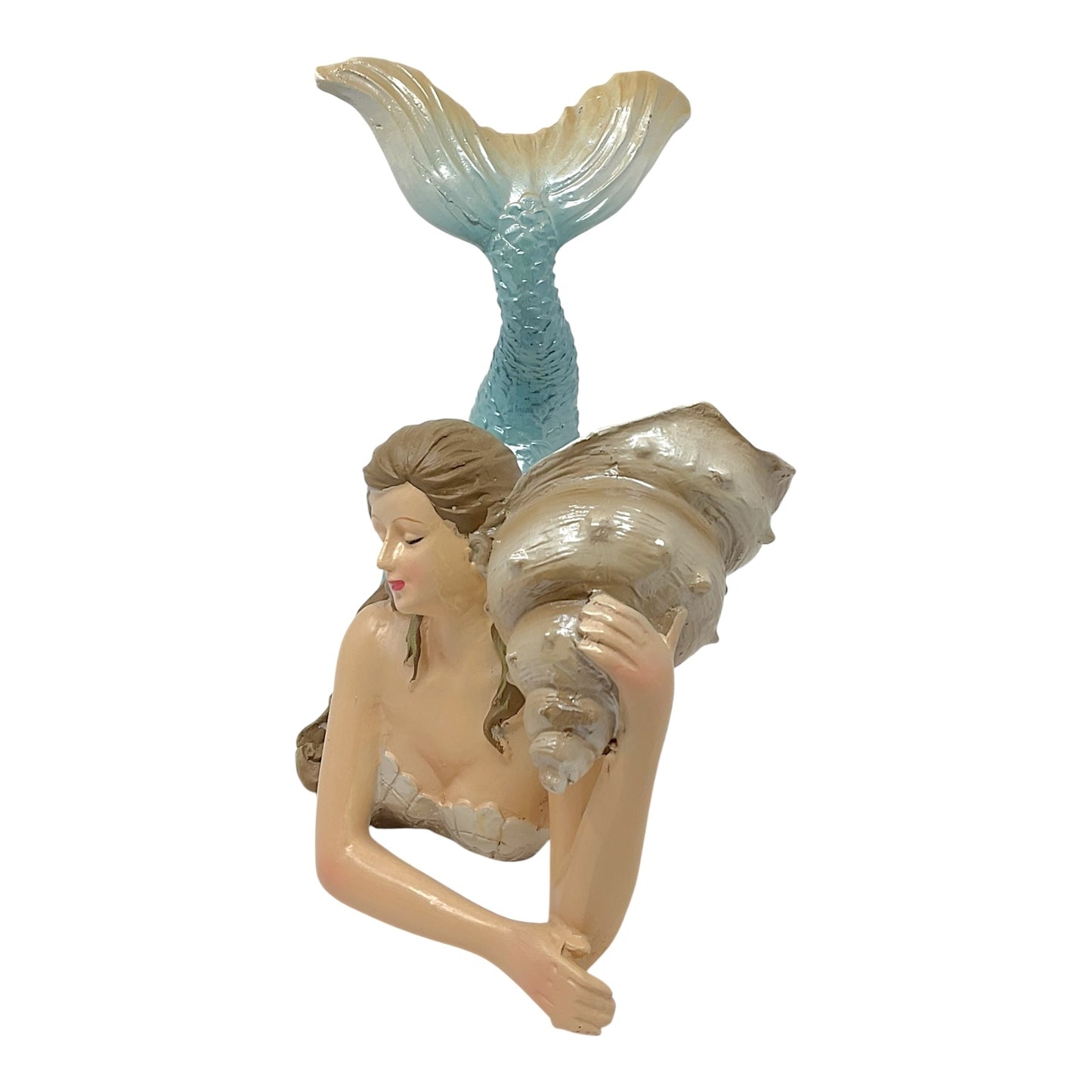 Beachcombers Lovely Mermaid of the Sea Resin Kitchen Wine Bottle Holder Decoration 8 inch