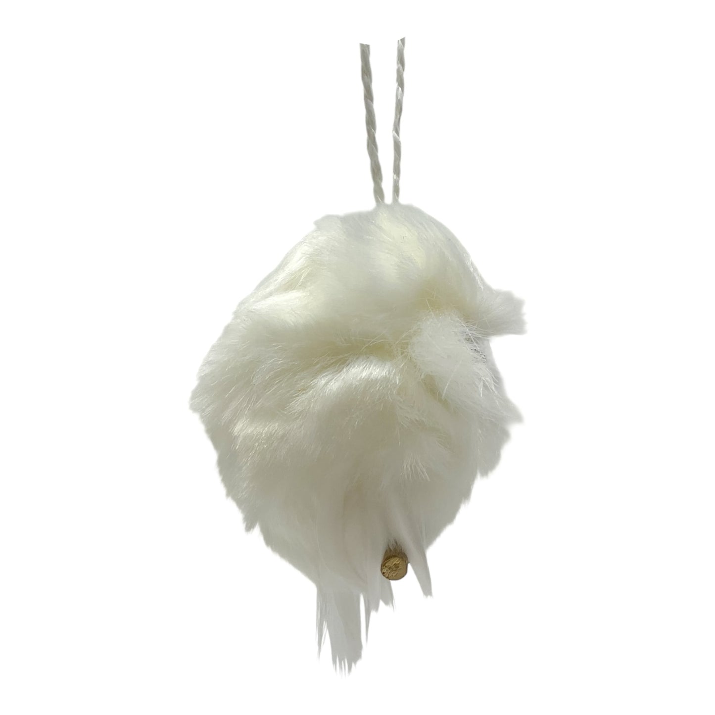 Kurt Adler White Owl Hanging On Branch Christmas Tree Ornament 3.5 inch