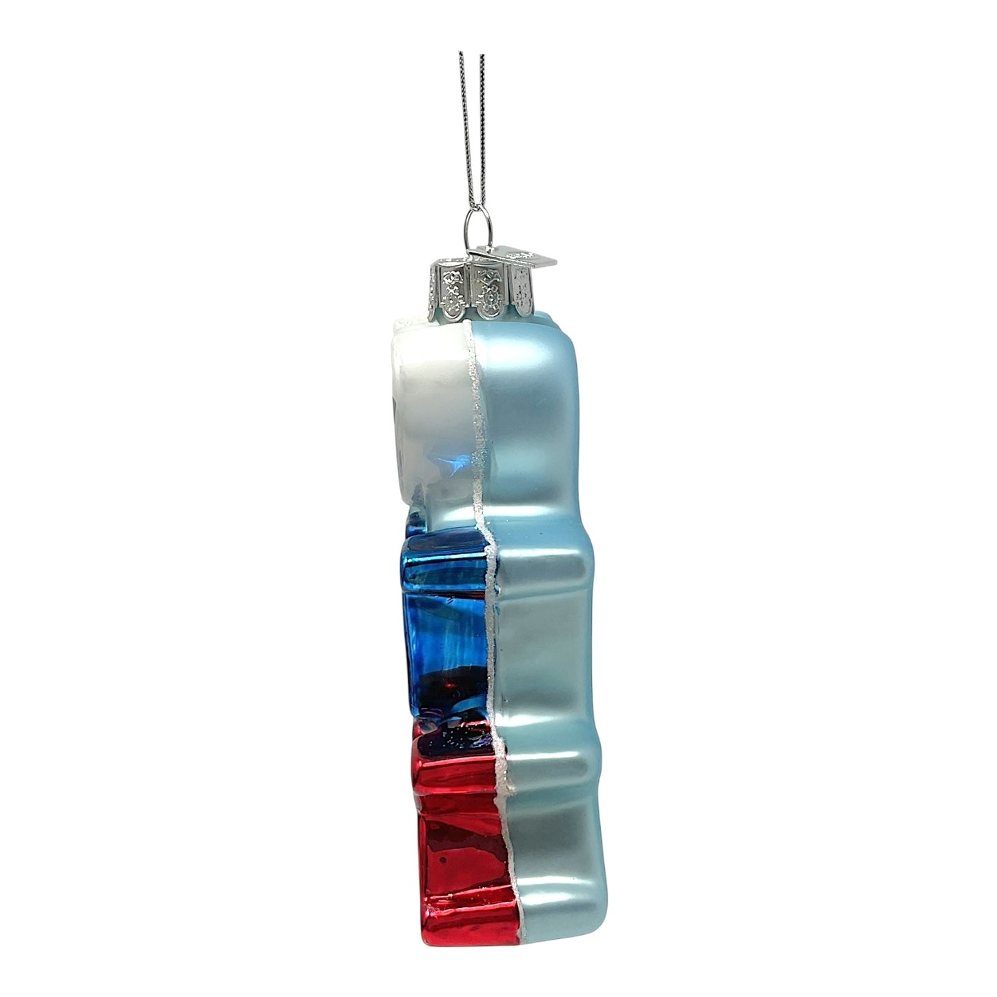 Kurt Adler Noble Gems I Love New York Glass Christmas Tree Ornament 3.75 inch