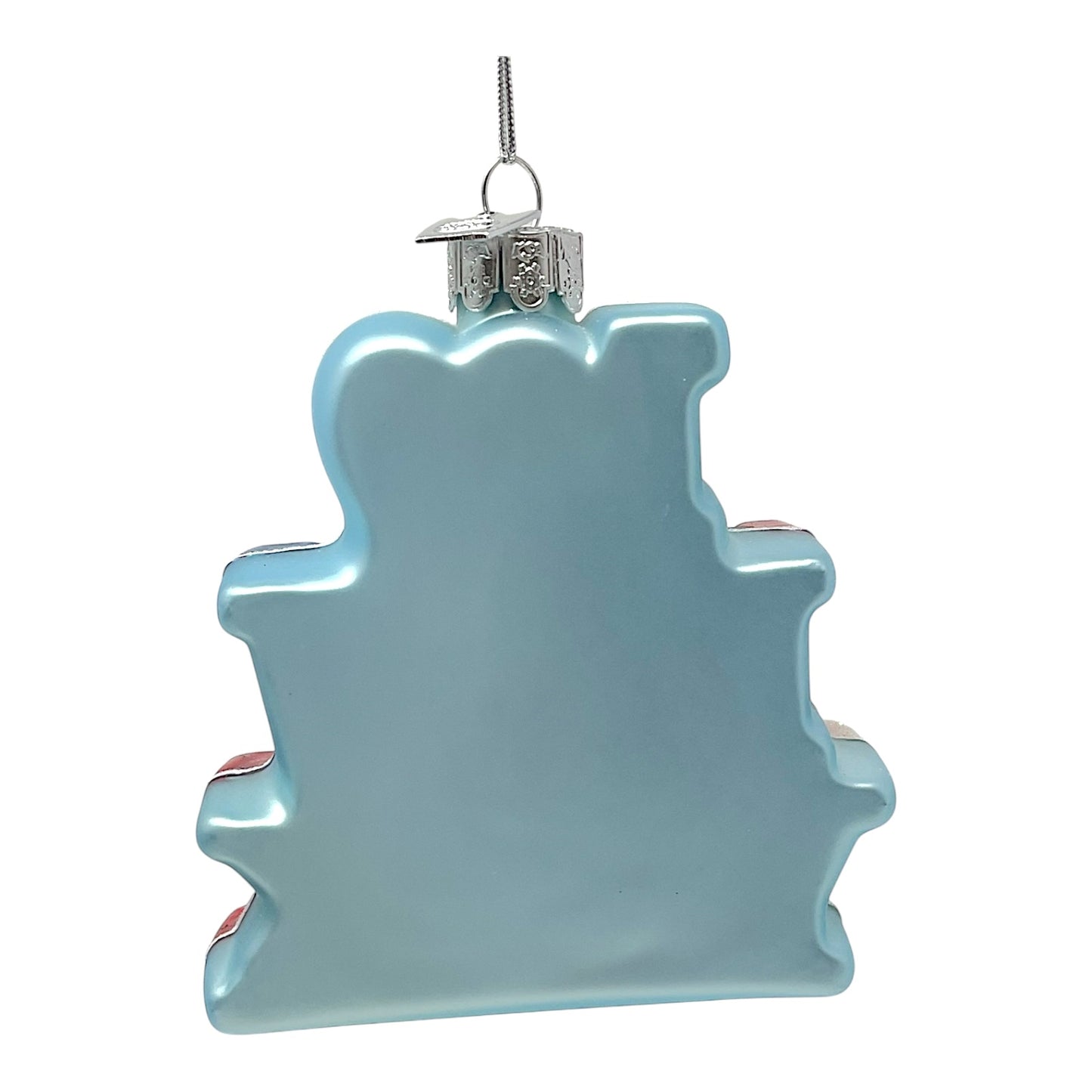 Kurt Adler Noble Gems I Love New York Glass Christmas Tree Ornament 3.75 inch