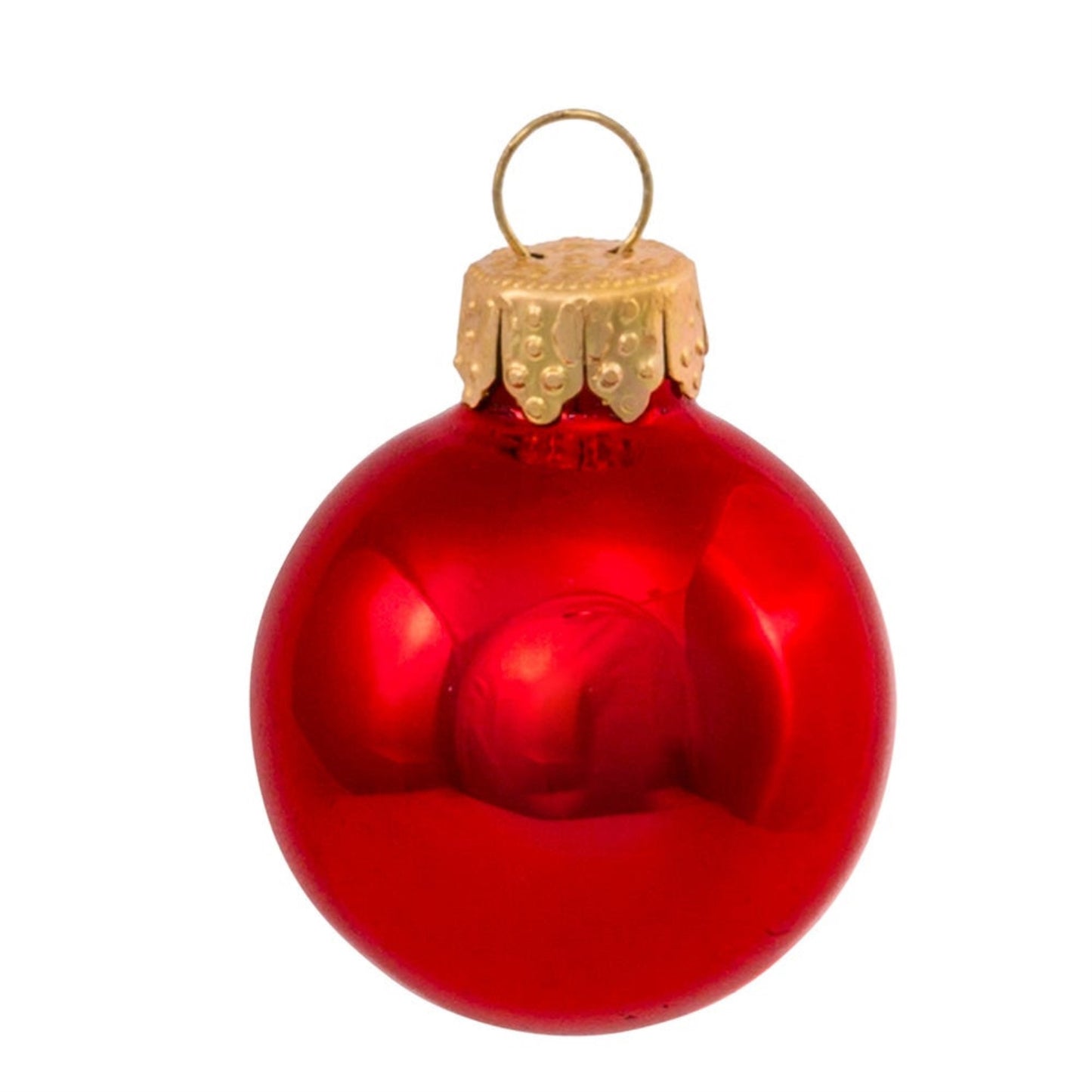 Kurt Adler 30MM Multi Colored Glass Ball Ornaments and Treetop Set 25 Piece Box Set