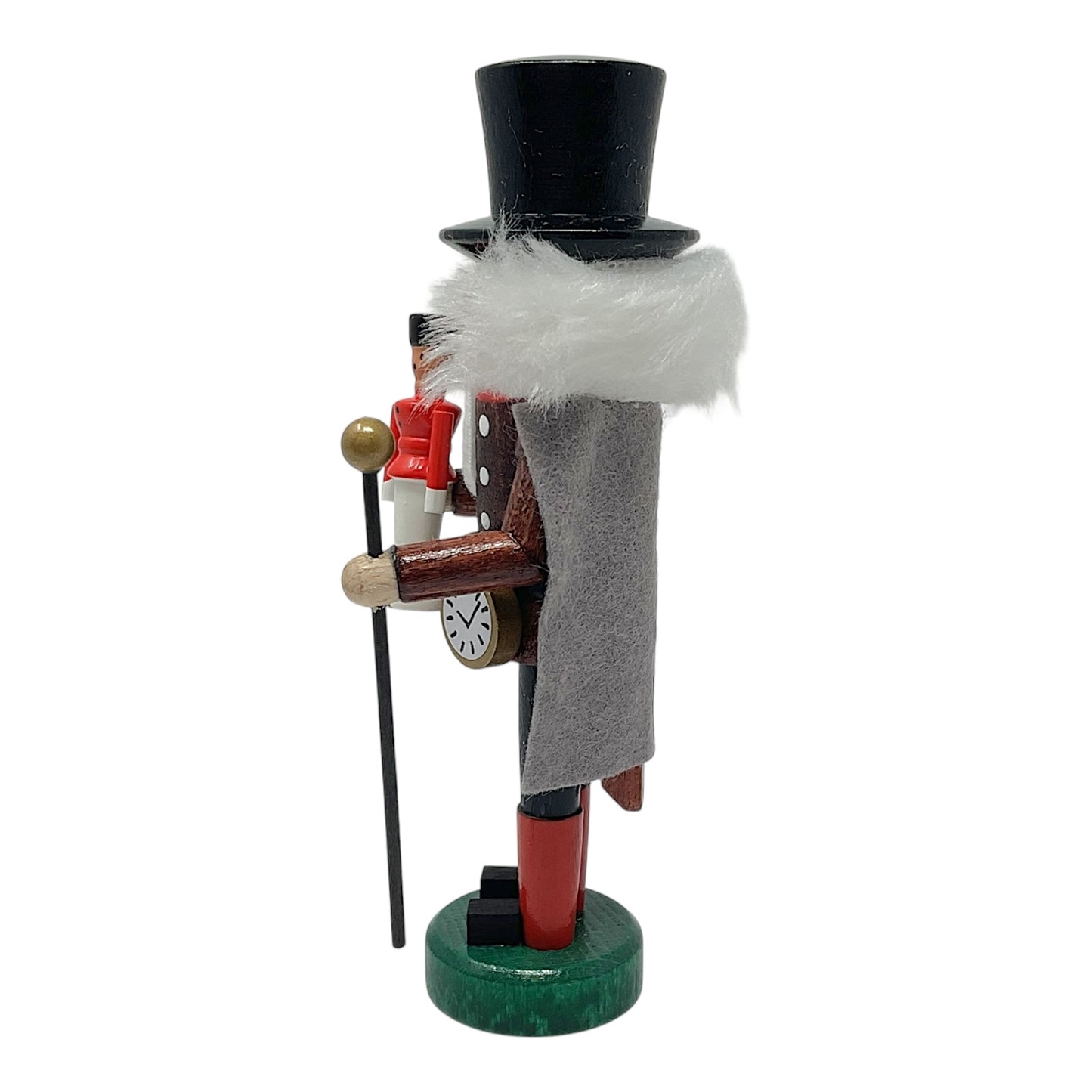 Pinnacle Peak Trading Nutcracker Suite Herr Drosselmeyer German Wood Mini Christmas Nutcracker 5.25 Inch