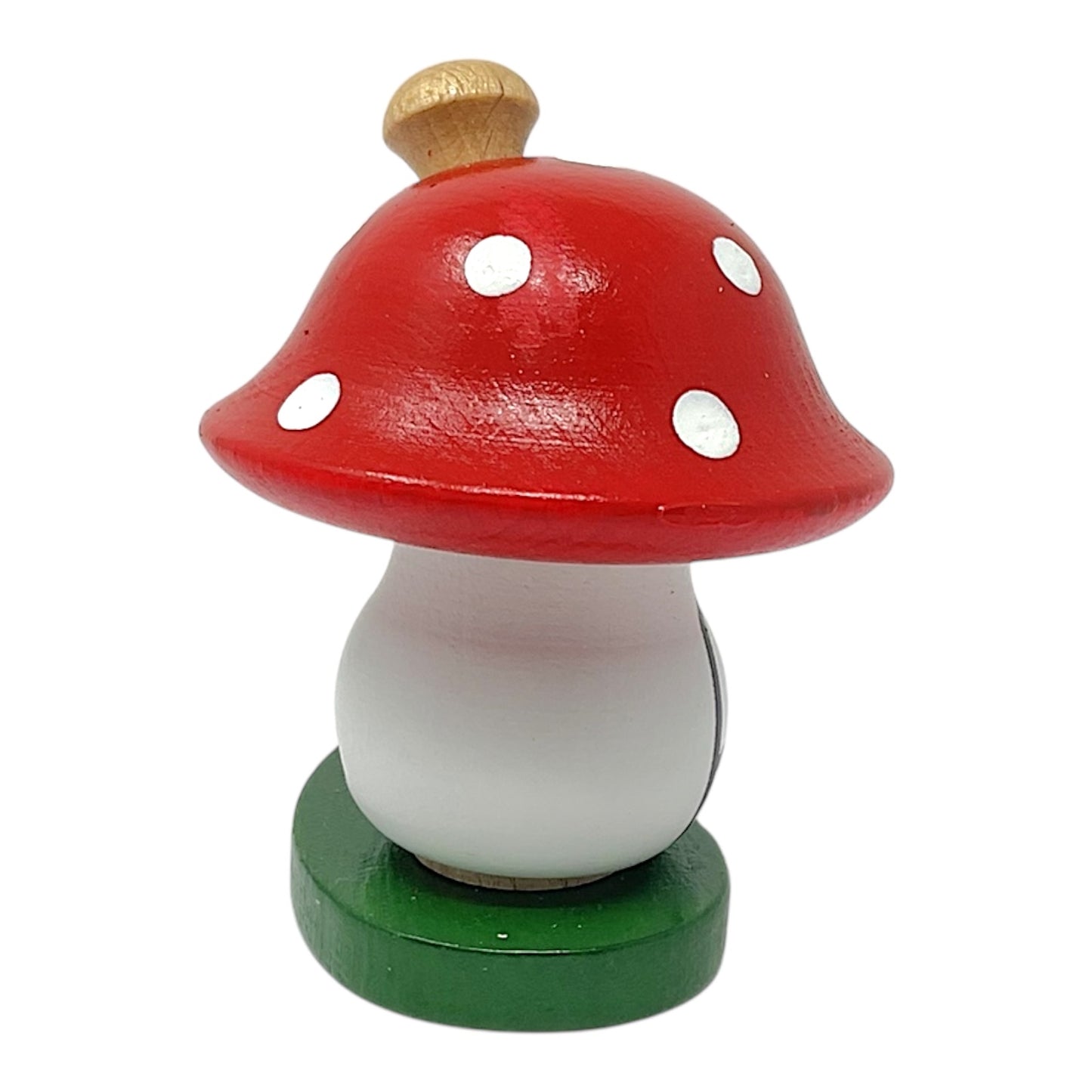 Pinnacle Peak Trading German Wood Red Mushroom Toadstool Incense Smoker 2.7 Inch