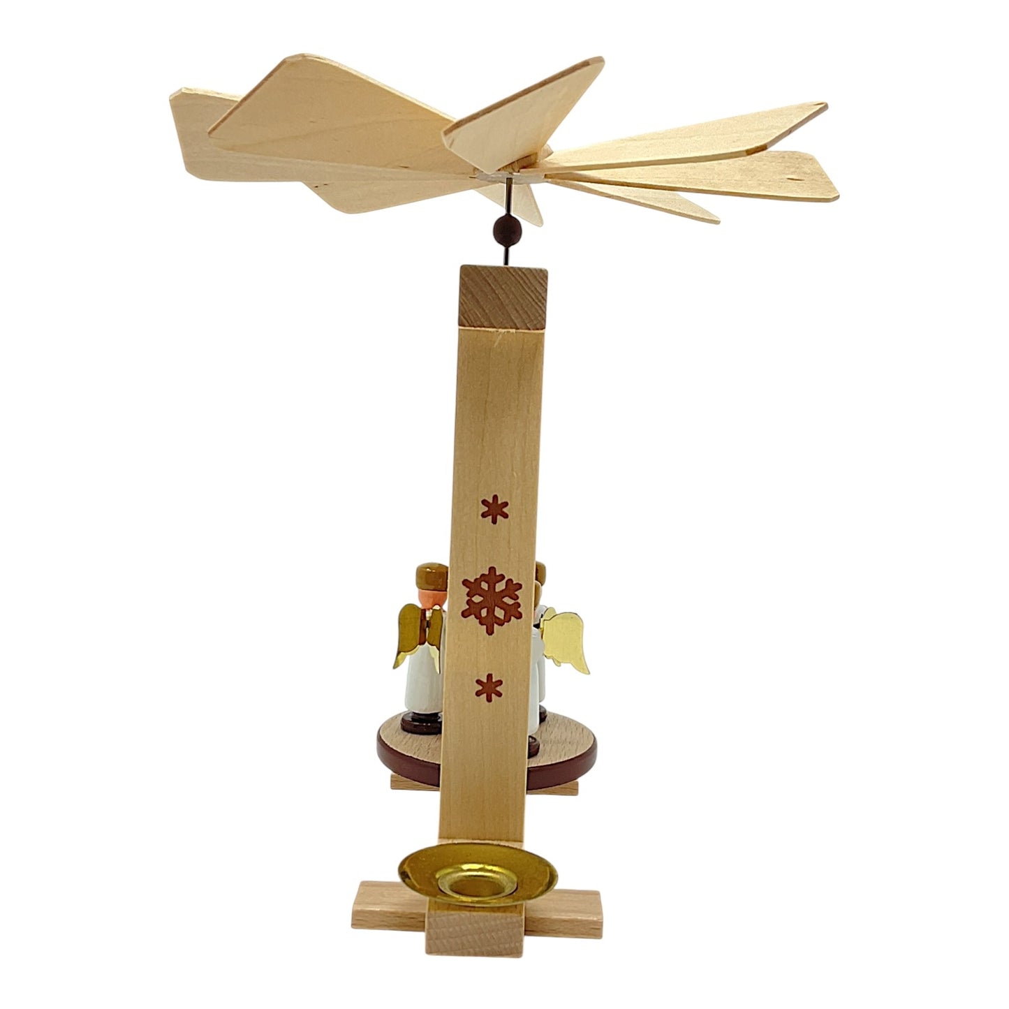 Pinnacle Peak Trading Miniature Singing Choir Angels German Christmas Pyramid 6 inch