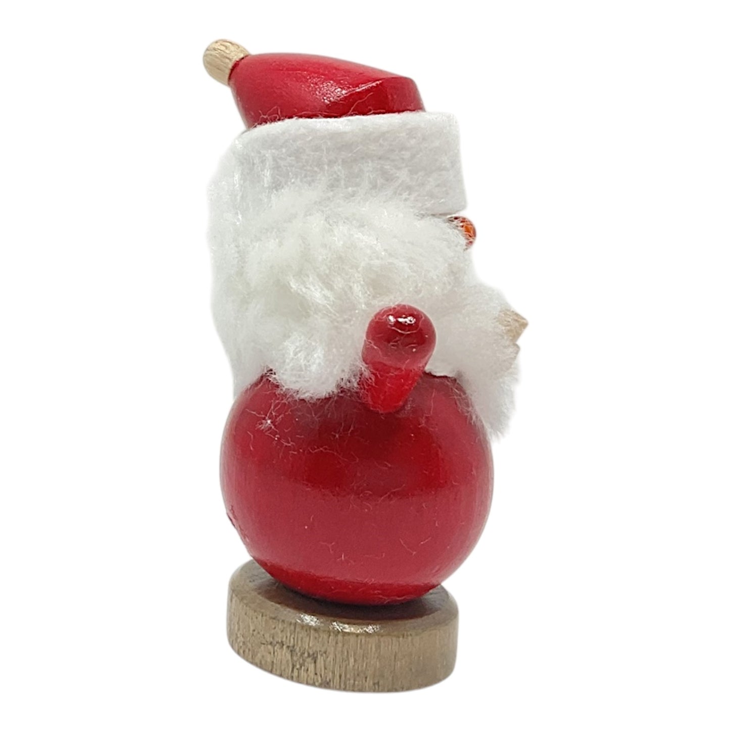 Pinnacle Peak Trading Santa Claus with Horse Toy Miniature German Wood Incense Holder 3.75 Inch