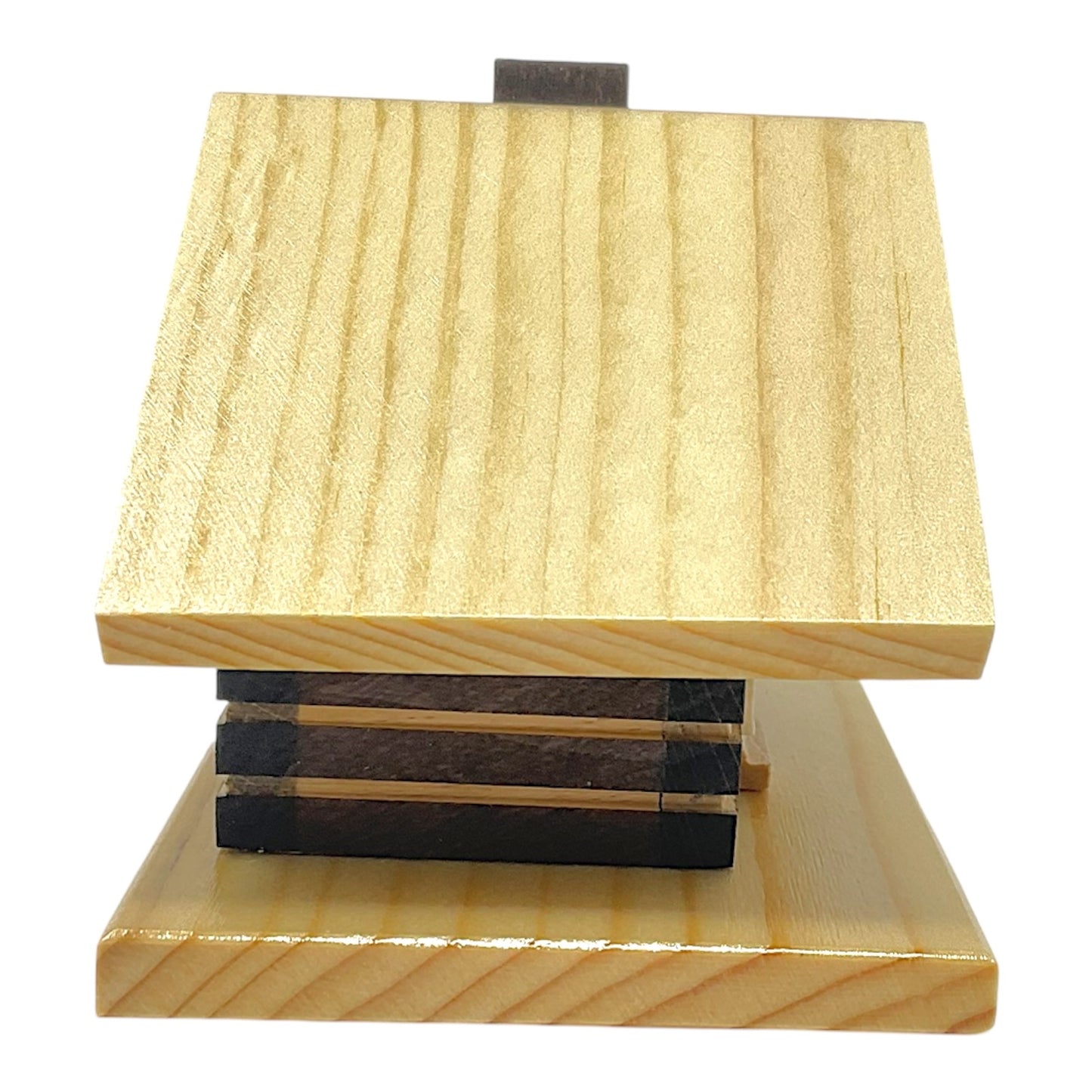 Pinnacle Peak Trading Ski Hut Cabin German Wood Christmas Incense Smoker 4.5 x 3.25 inch
